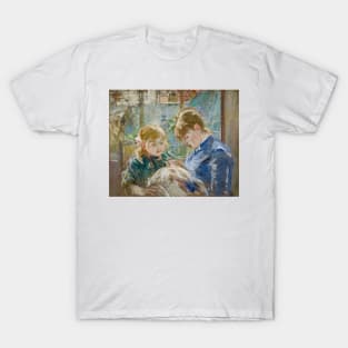 The Artist's Daughter, Julie, with her Nanny by Berthe Morisot T-Shirt